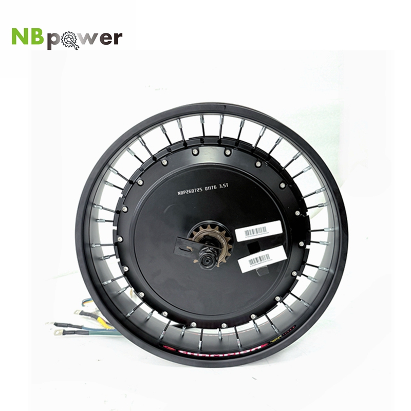 72V 8000W Brushless Hub Motor - Motor de cubo traseiro NBpower/QS V3