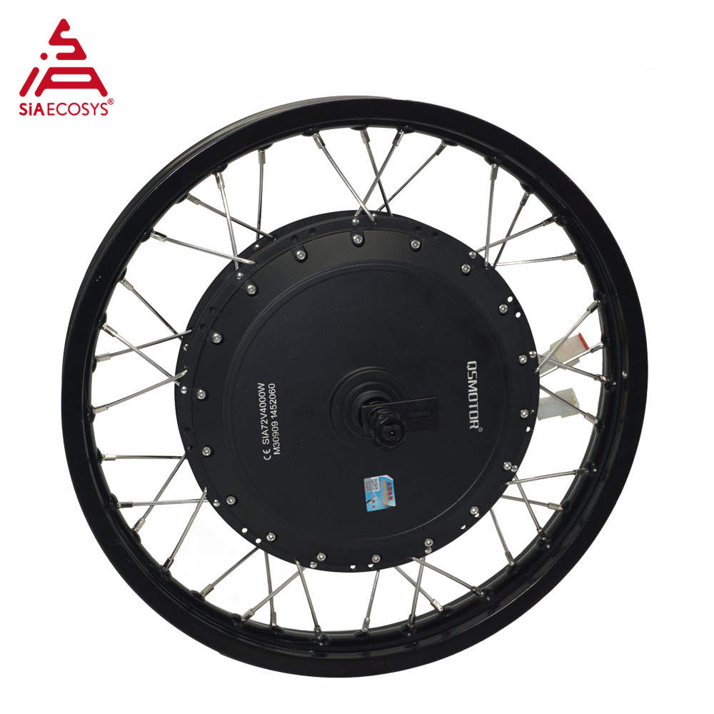 Motor de cubo com raios QSMoto - 12000W Electric Motorcycle Hub Motor avaliação e preço