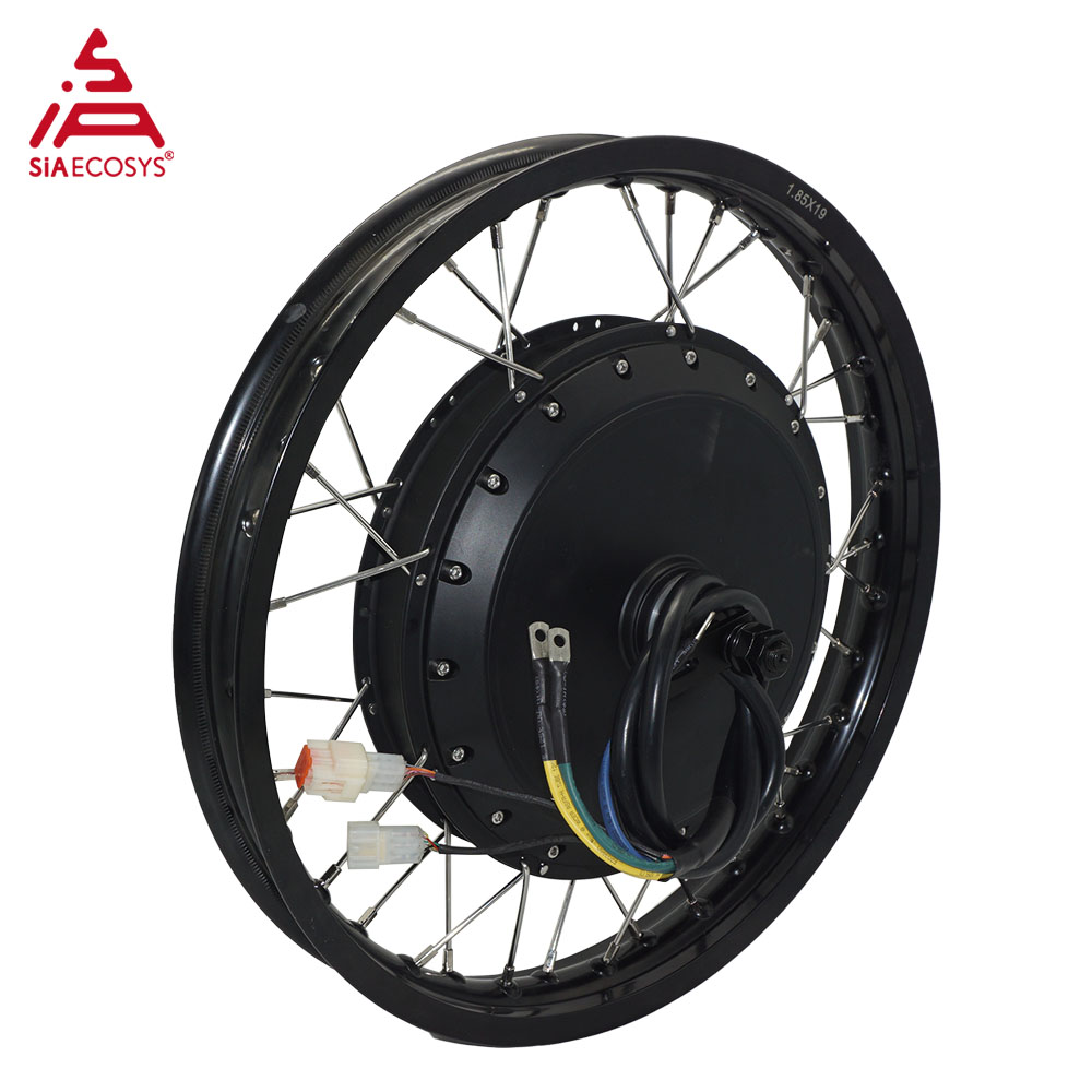 Motor de cubo com raios QSMoto - 12000W Electric Motorcycle Hub Motor avaliação e preço