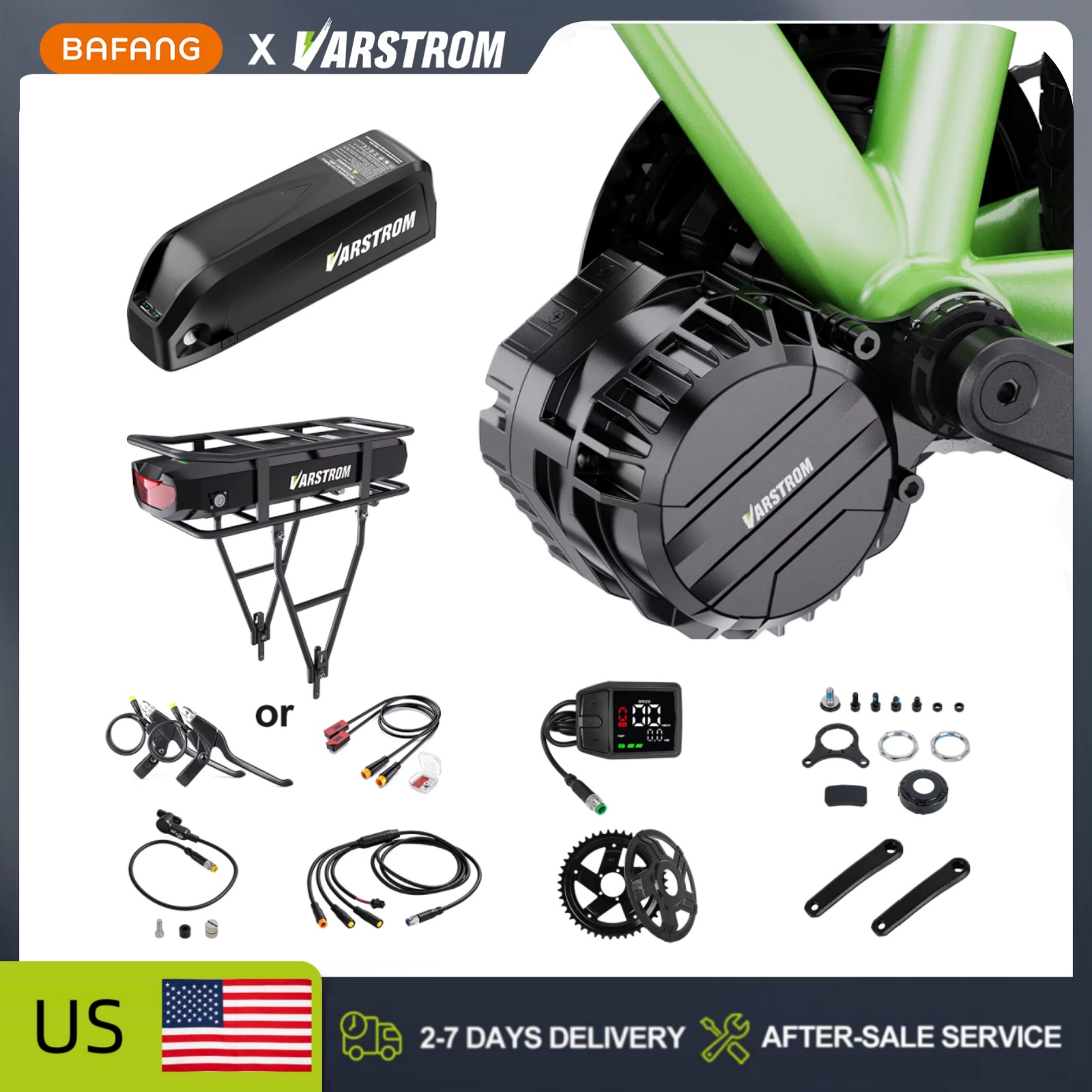 Kits de motor central Varstrom - Side Hung Mid Drive Motor Kit avaliação e preço
