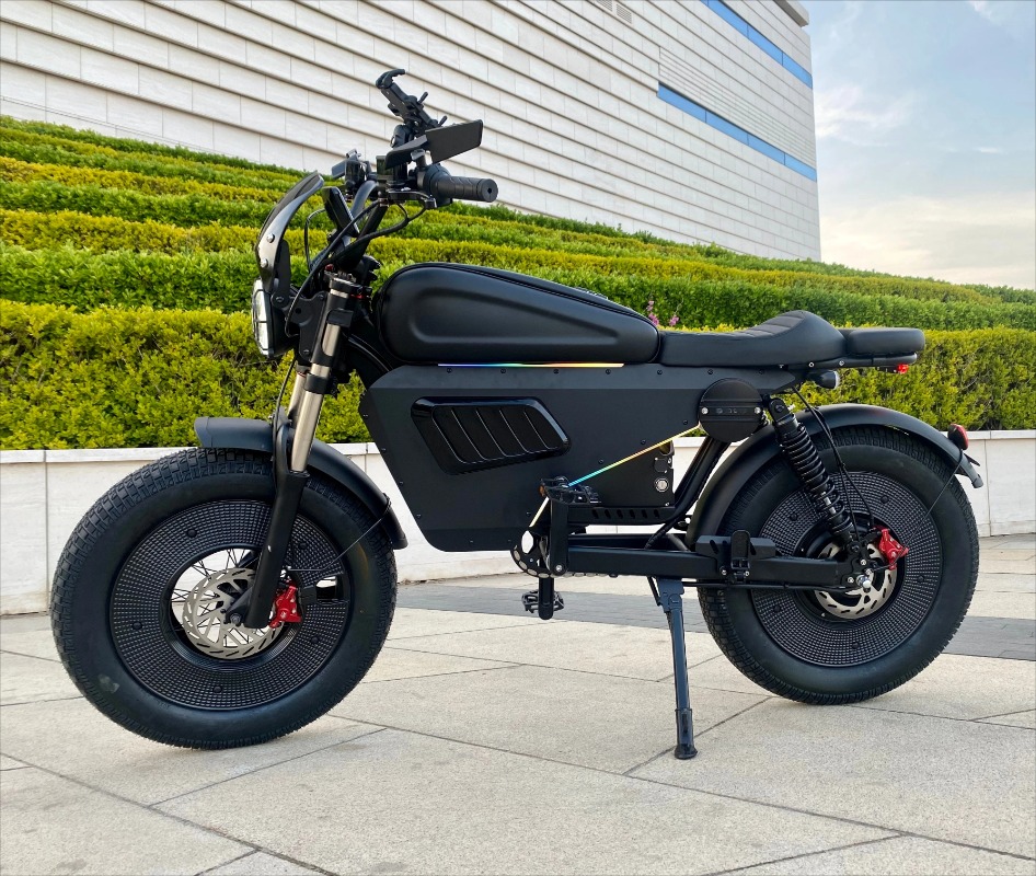 Nova Bicicleta Elétrica Black  - 48V 1500W Rear Hub Motor With Battery avaliação e preço